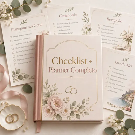 Checklist e Planner do Casamento